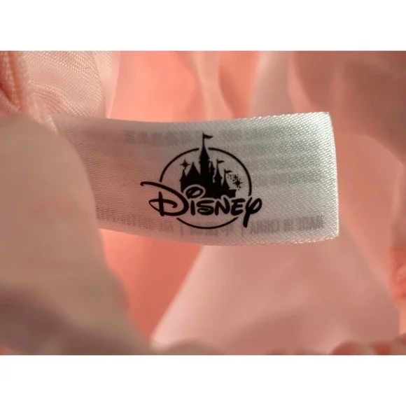Disney Bibbidi Bobbidi Boutique Pink Gold Cinch Drawstring Backpack Bag - Picture 7 of 8